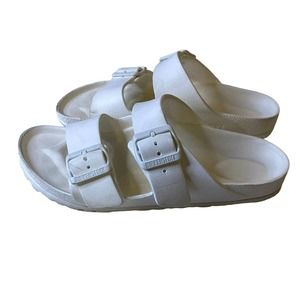 Birkenstock Arizona Eva White Sandals Size 38